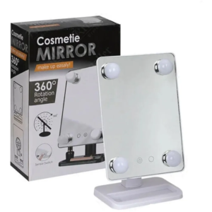 Espejo 4 Luces Led Maquillaje 360°