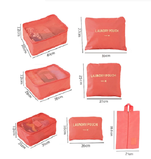 ORGANIZADOR DE MALETA 6 PIEZAS