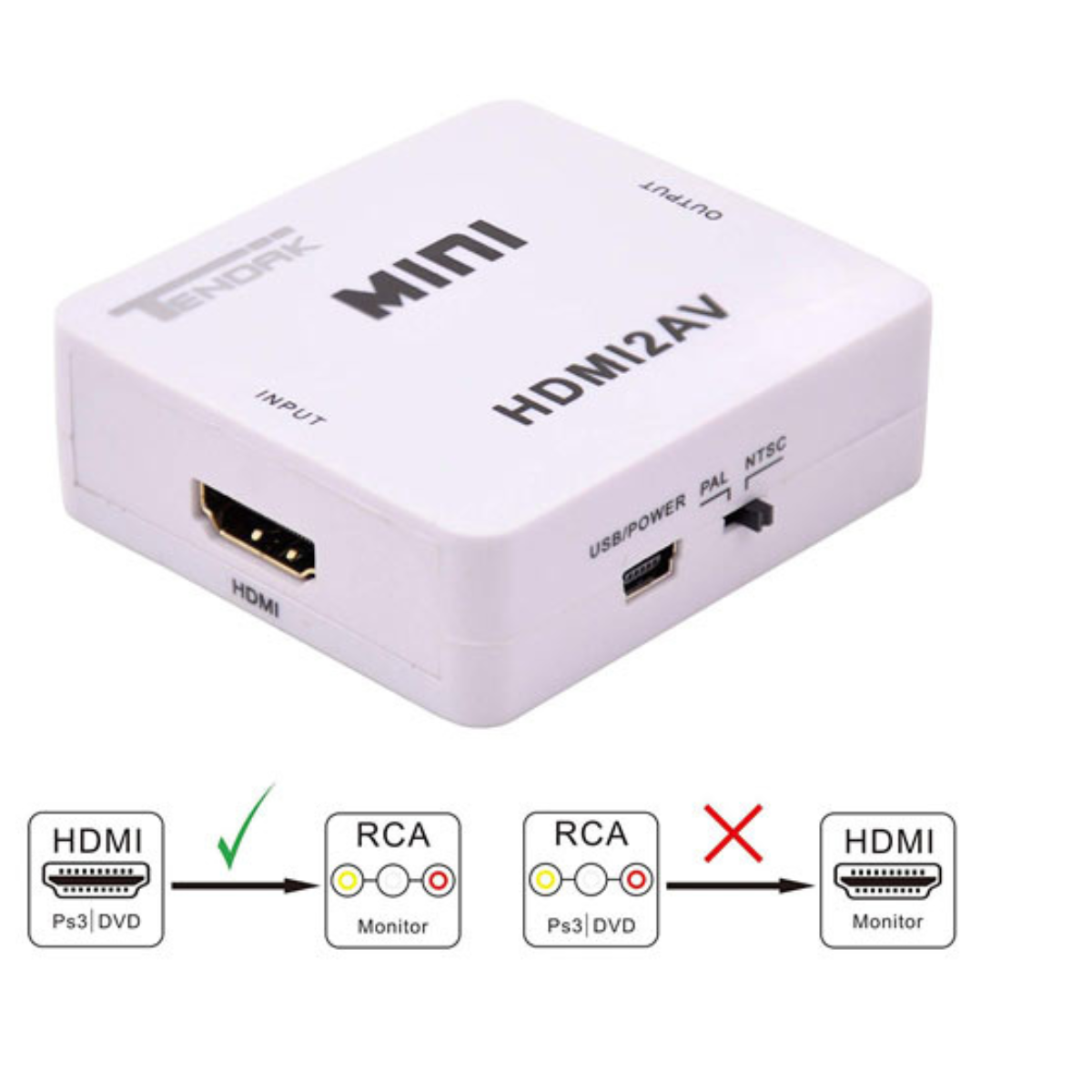 Convertidor Hdmi A Rca