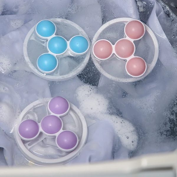 Filtro Flotante Lavadora Flor Quita Pelo - Imagen 2