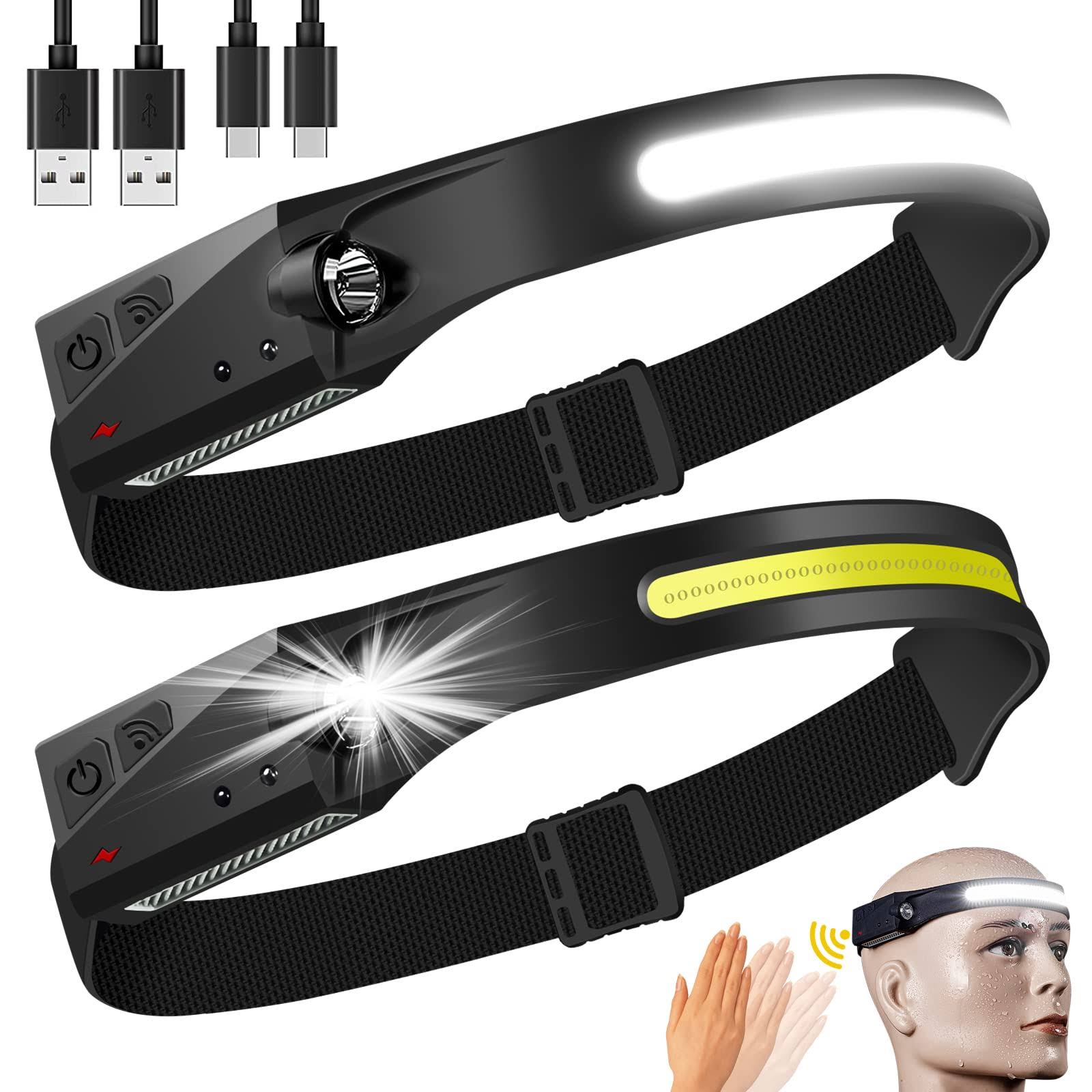 set X 2 Linterna frontal sensor