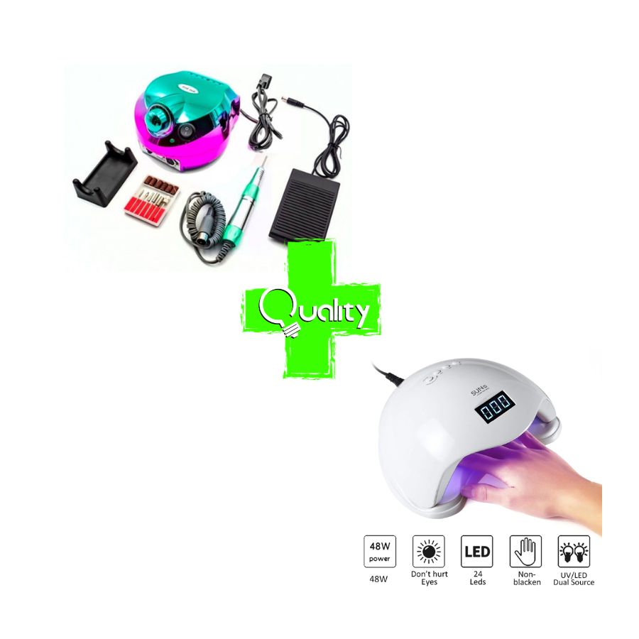 Pulidor Prof. Dm-202 +Lampara Uñas 48w