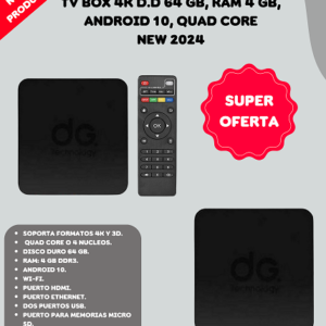 TV BOX D.D 64 GB RAM 4 GB