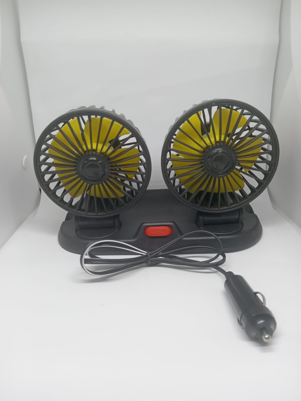 VENTILADOR PARA AUTO DOBLE CABEZAL