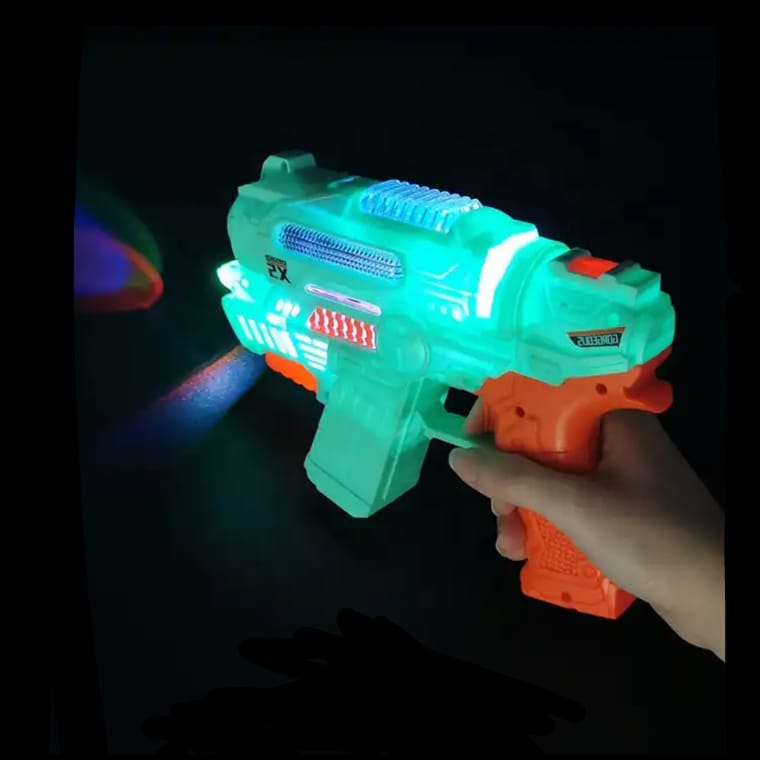 Pistola de burbujas