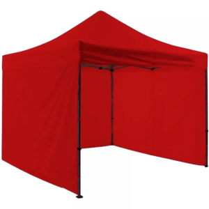 Carpa Toldo 3x3 Pared Plega. Imper Rojo