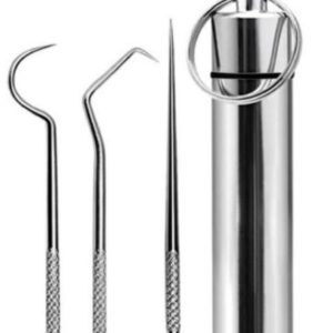 SET DE MONDADIENTES METALICO X4PCS
