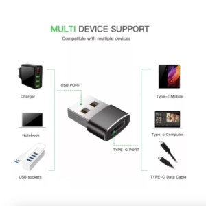Adaptador Tipo C Hembra a USB macho