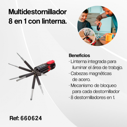 660624-054001 destornillador+ llave