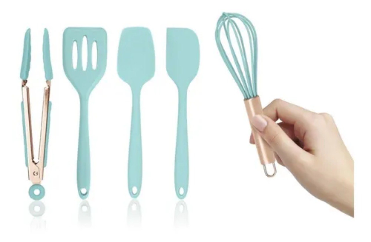 Set Mini Utensilios De Cocina Silicona - Imagen 2