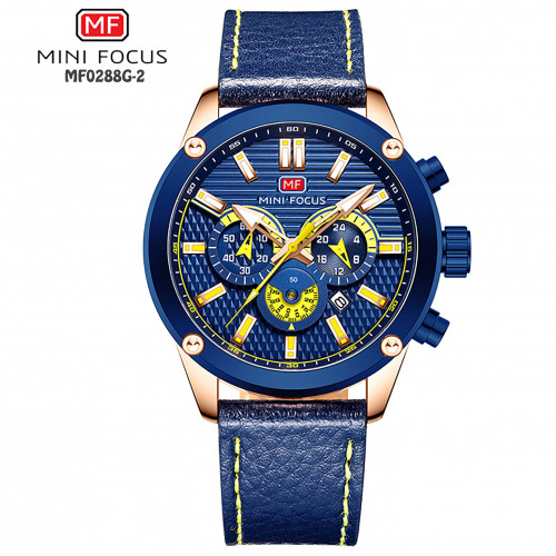 MF0288G-2 MINI FOCUS CRONO COBRE CUERO A