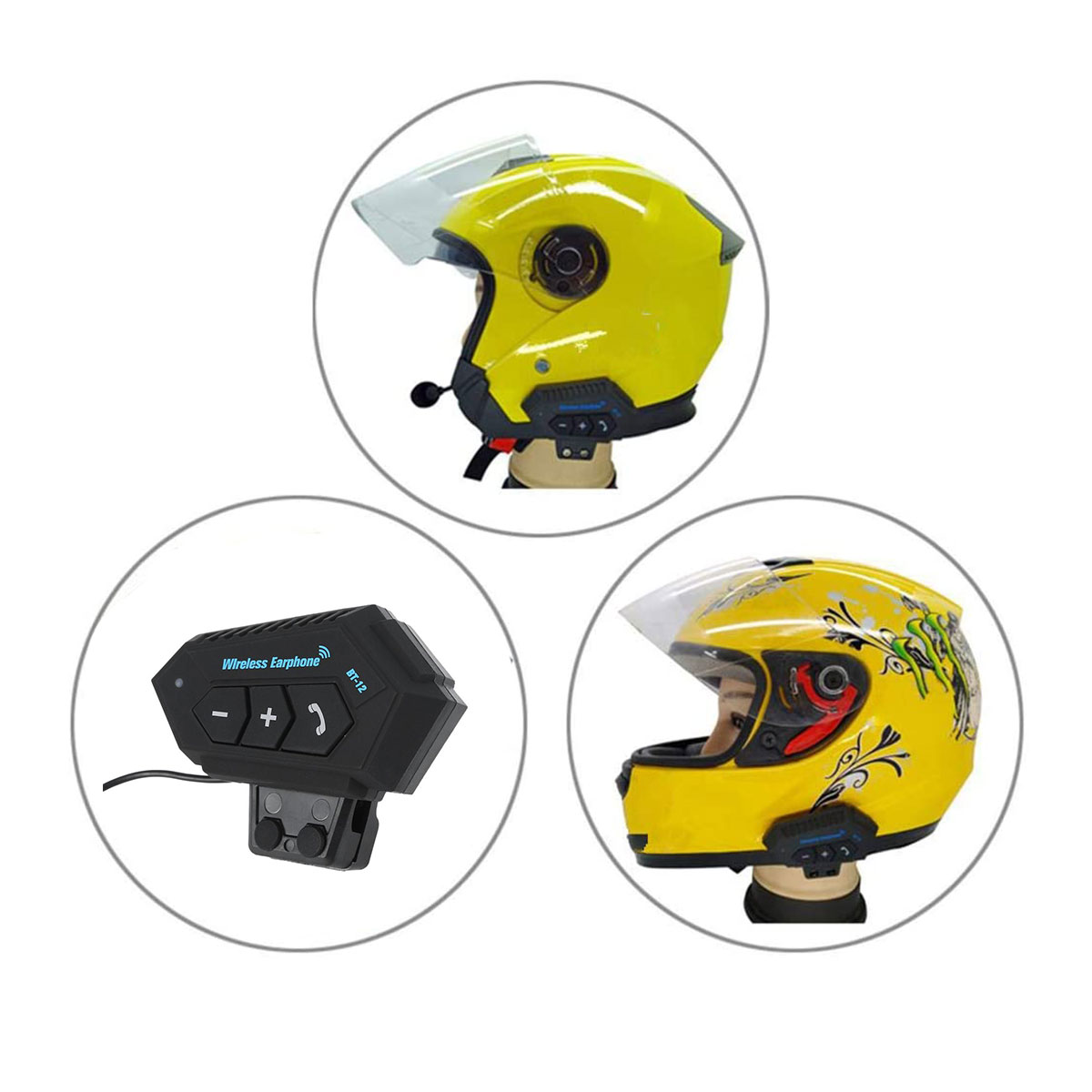 Intercomunicador Auriculares Para Casco - Imagen 2