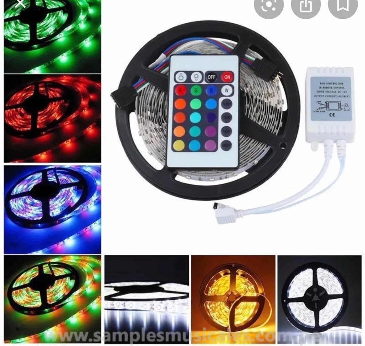 Cinta Led Multicolor Ritmica Y Bluetooth - Imagen 2