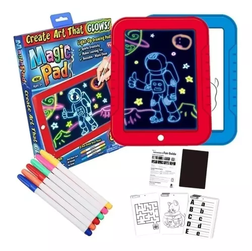 MAGIC PAD CON LUZ LED + 3 MARCADORES DOB