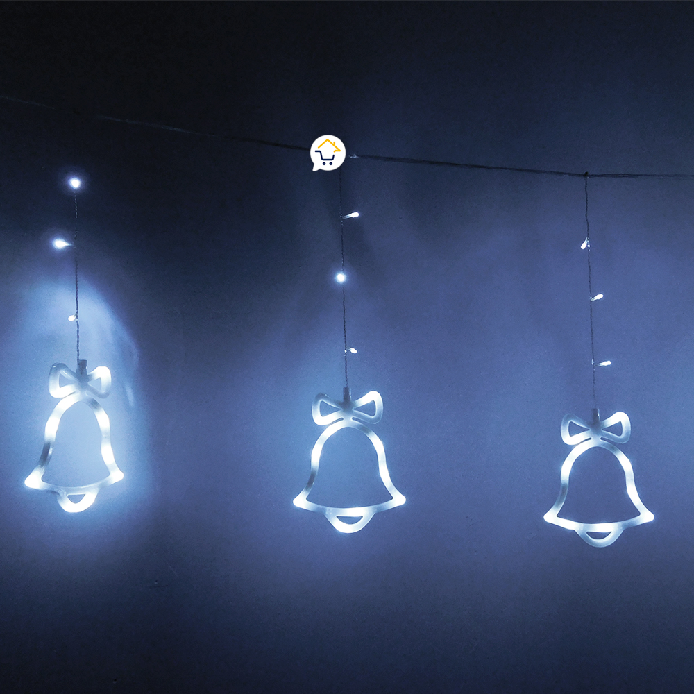 Luz Led Cortina 9 Figuras Campana 2263 - Imagen 2