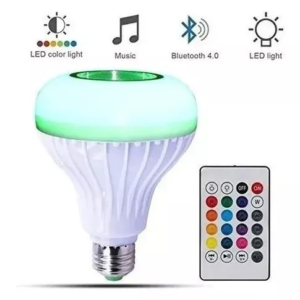 Bombillo Parlante Con Bluetooth Multicol