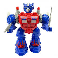 ROBOT TRANSFORMER LUZ SONIDO Y MOVIMIEN