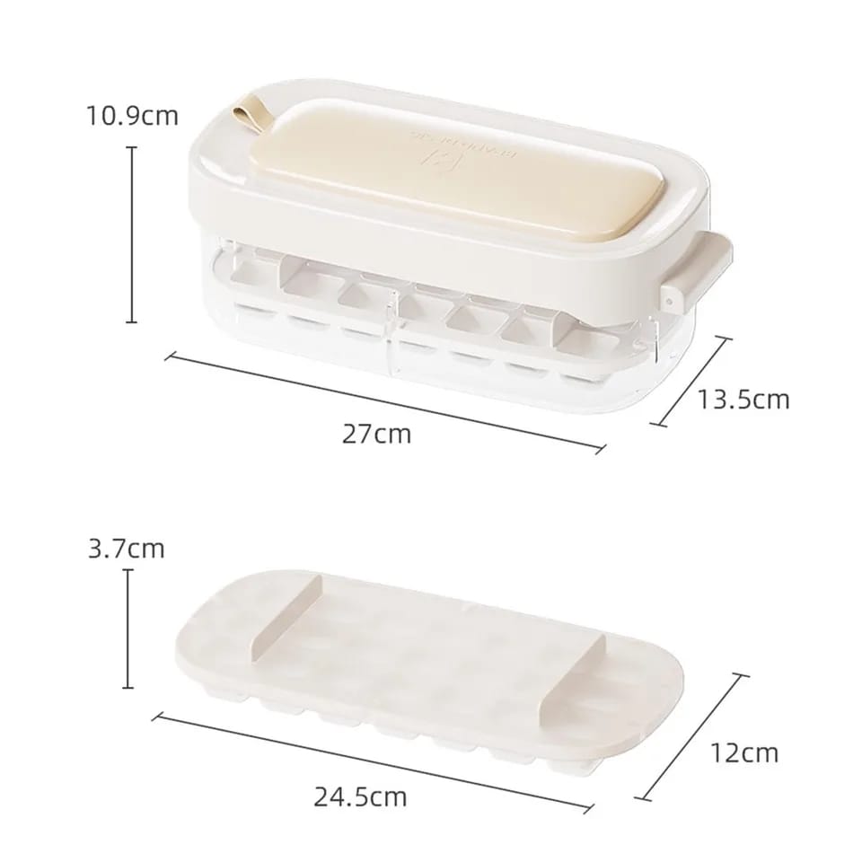 Bandeja De Hielo De 2 Niveles Con Tapa