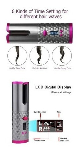 Rizador De Pelo Inalámbrico Automático - Imagen 2