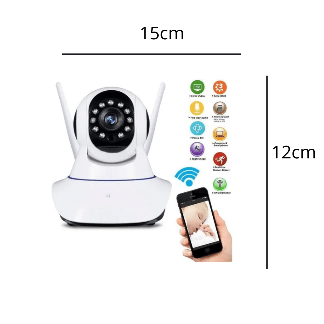 Camara De Vigilancia 360° Wifi Visión