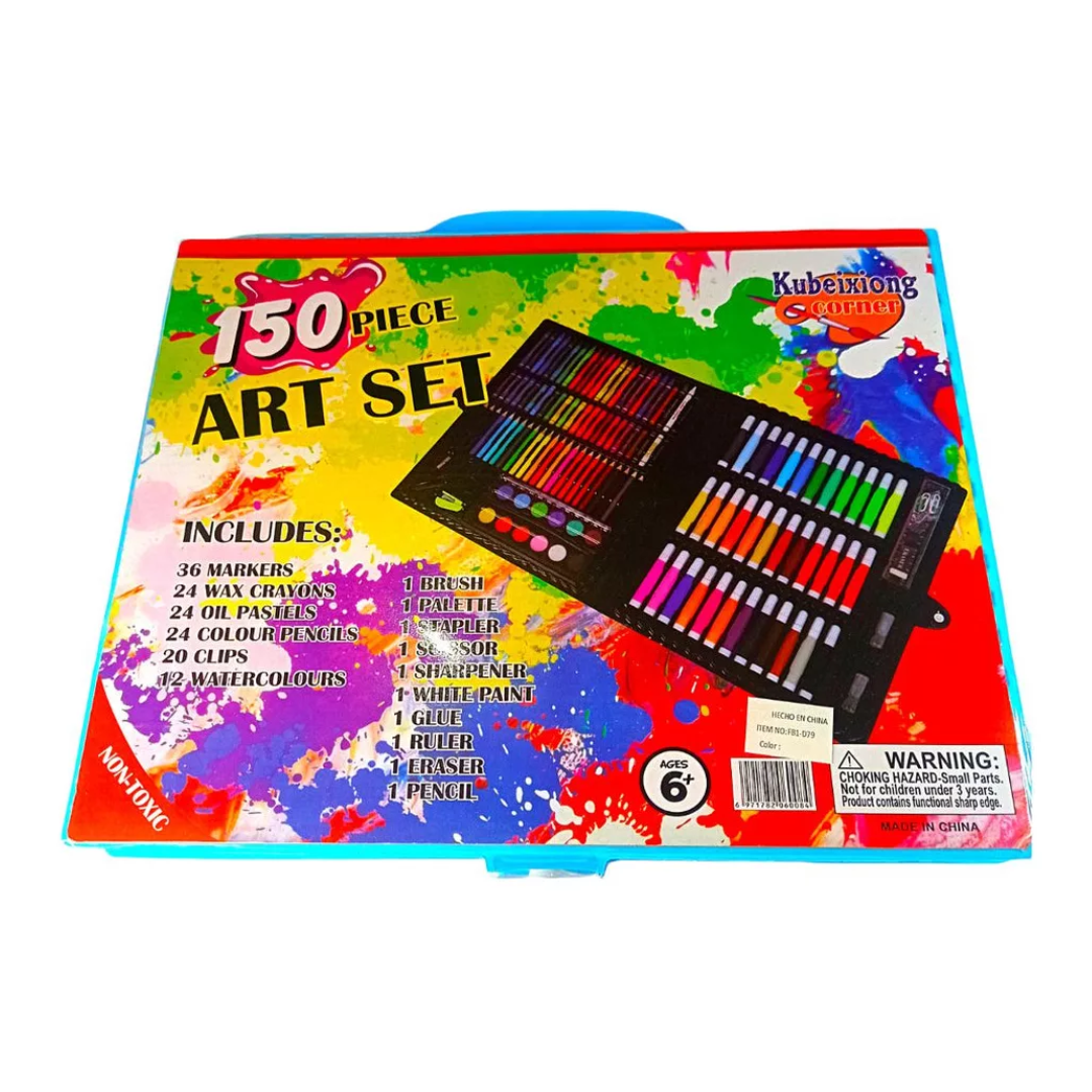 Kit De Arte Portátil: 150 Crayones De Co - Imagen 2
