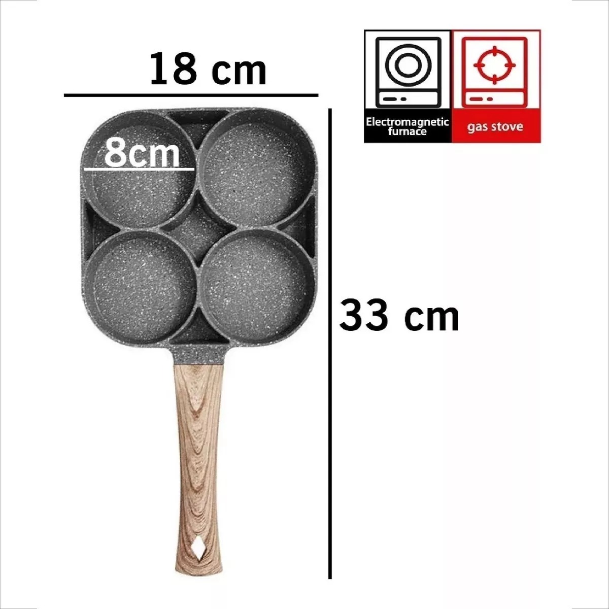 SARTEN CERAMICA ANTIHADERENTE 4 EN 1 - Imagen 2