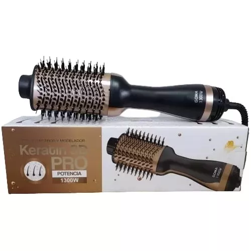 Cepillo Secador de Cabello Keratina 3D