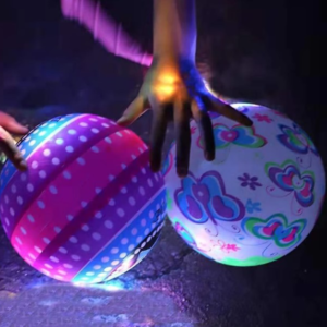 balon pelota luminosa
