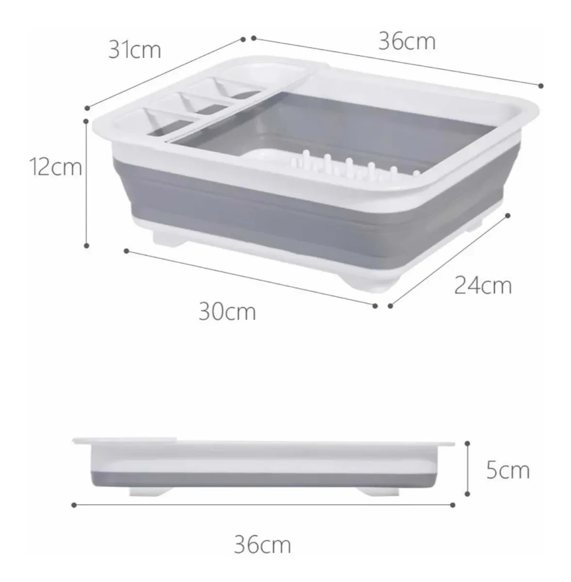 Escurridor De Platos Plegable - Imagen 2