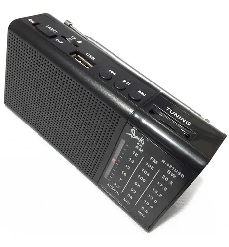 Radio Bandas Am Fm Usb Microsd Bolsillo