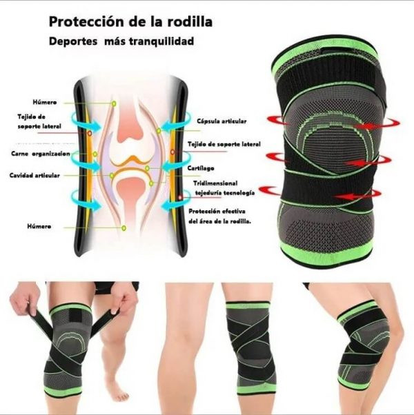 RODILLERA ELASTICA DE COMPRESION X1