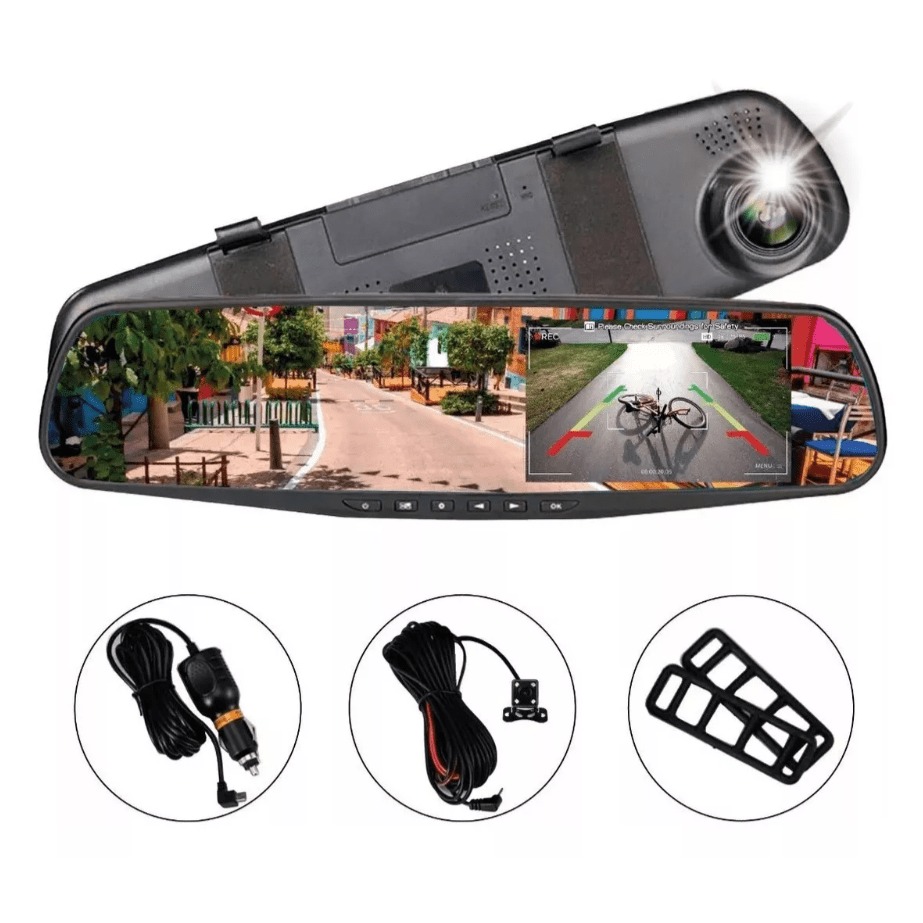 Espejo Retrovisor Doble Camara