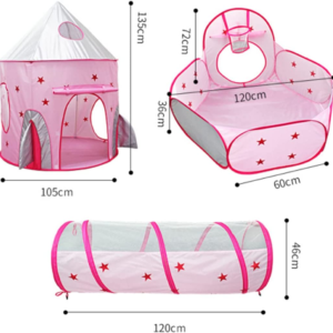 Carpa tunel estrellas