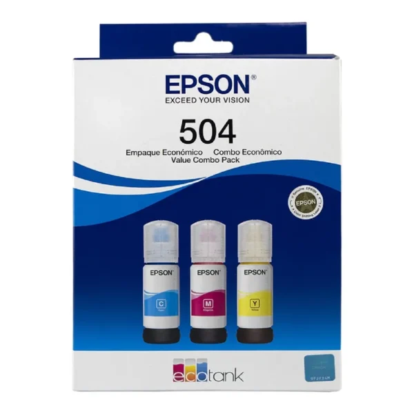 Kit Epson 3 Botellas 504 Color