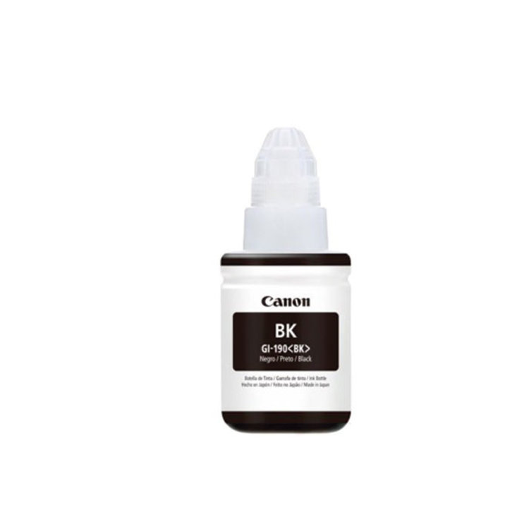 Botella de Tinta CANON Gi-190Bk-Negro
