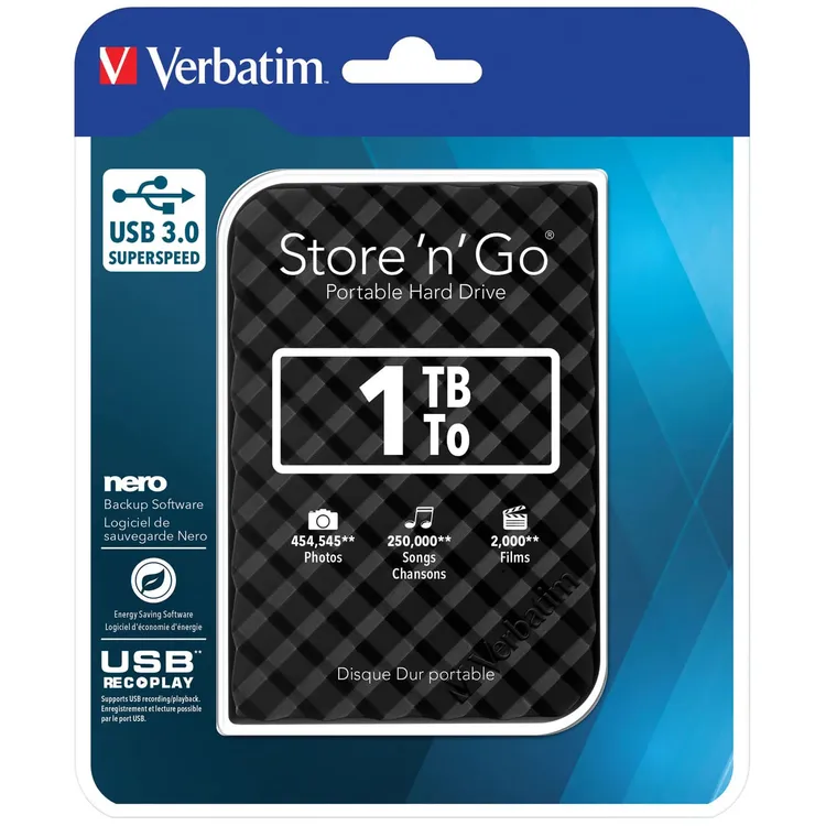Disco Duro VERBATIM 53194 1TB USB 3.0 SuperSpeed - Imagen 4