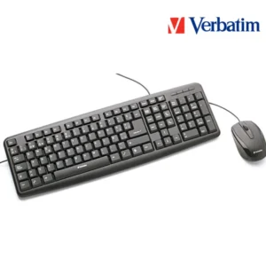 Combo VERBATIM Mouse + Teclado Óptico Alámbrico