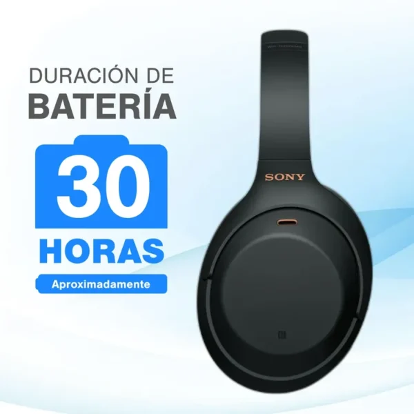 Audífonos de Diadema SONY Inalámbricos Bluetooth Over Ear WH-1000XM4 Cancelación de Ruido Negro - Imagen 6