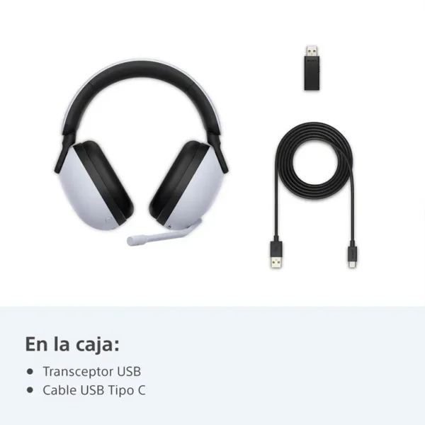 Audífonos de Diadema INZONE Inalámbricos Bluetooth|WiFi Cancelación de Ruido Gaming H9 - Imagen 4