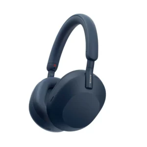 Audífonos de Diadema SONY Inalámbricos Bluetooth Over Ear WH-1000XM5 Cancelación de Ruido Azul