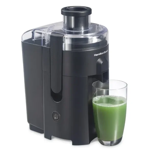 Extractor de jugos compacto HealthSmart® Hamilton Beach® negro