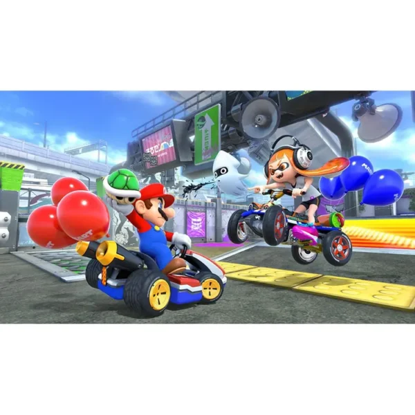 Consola NINTENDO SWITCH Modelo OLED Blanco|Negro + Juego Mario Kart 8 Deluxe + 3 Meses de Nintendo Switch Online - Imagen 5