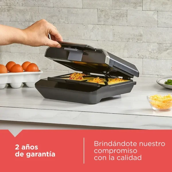 Sanduchera BLACK+DECKER 2 Puestos SM602F-1BDLA Negro - Imagen 5