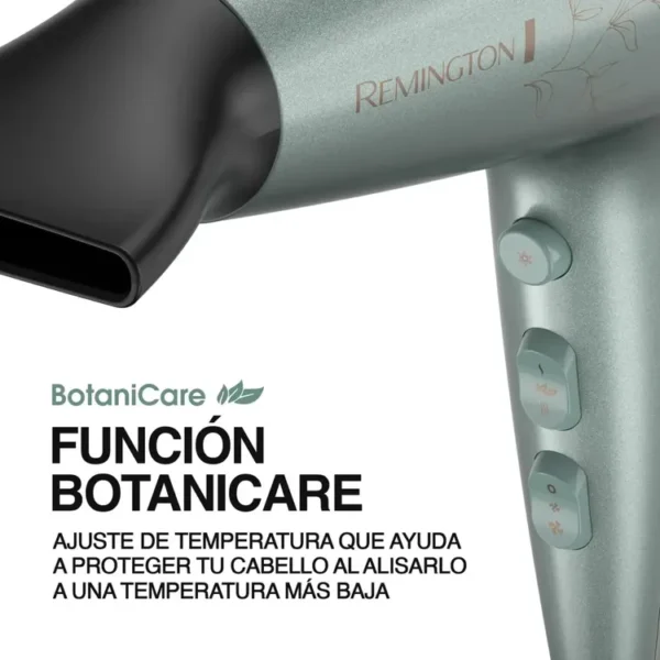 Secador de Cabello REMINGTON Botanicals D27A Verde - Imagen 2