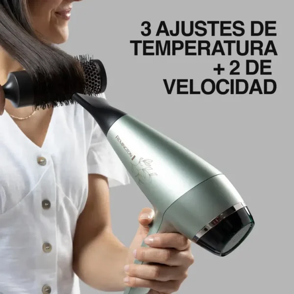 Secador de Cabello REMINGTON Botanicals D27A Verde - Imagen 6