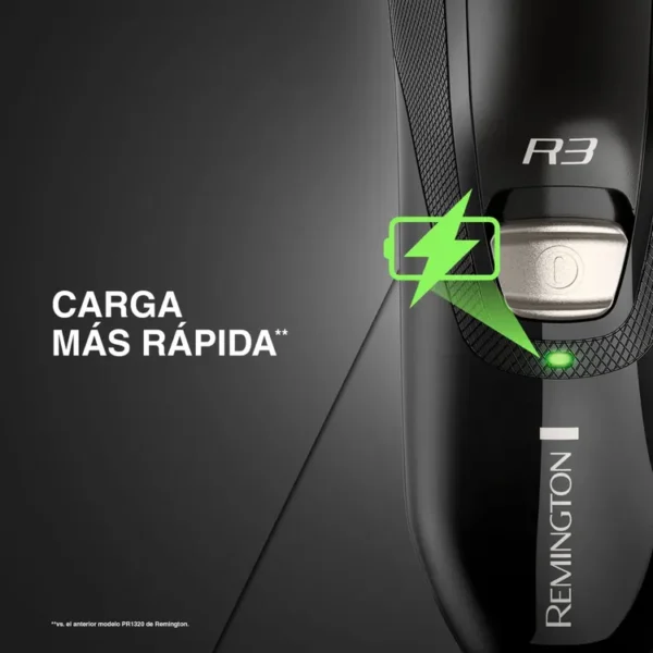 Afeitadora rotativa REMINGTON R3001 Negro - Imagen 6