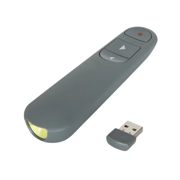 Presentador TARGUS Inalámbrico Bluetooth|USB Láser Antimicrobiano Negro