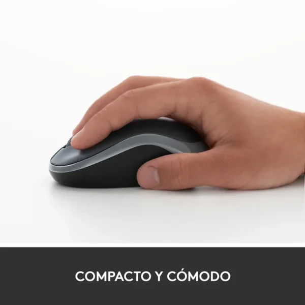 Mouse LOGITECH Inalámbrico Óptico M185 Negro - Imagen 7