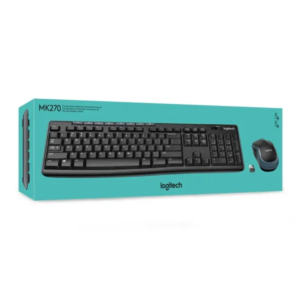 Combo LOGITECH Inalámbrico Multimedia Teclado + Mouse MK270 - Imagen 5