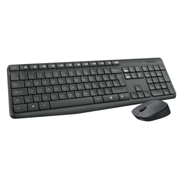 Combo LOGITECH Inalámbrico Multimedia Teclado + Mouse MK235
